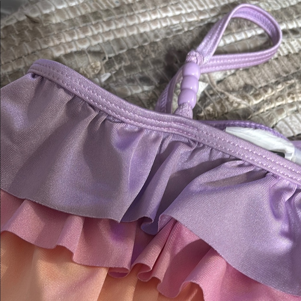 Colorful Ruffled Bikini Set - Picture 4 of 6